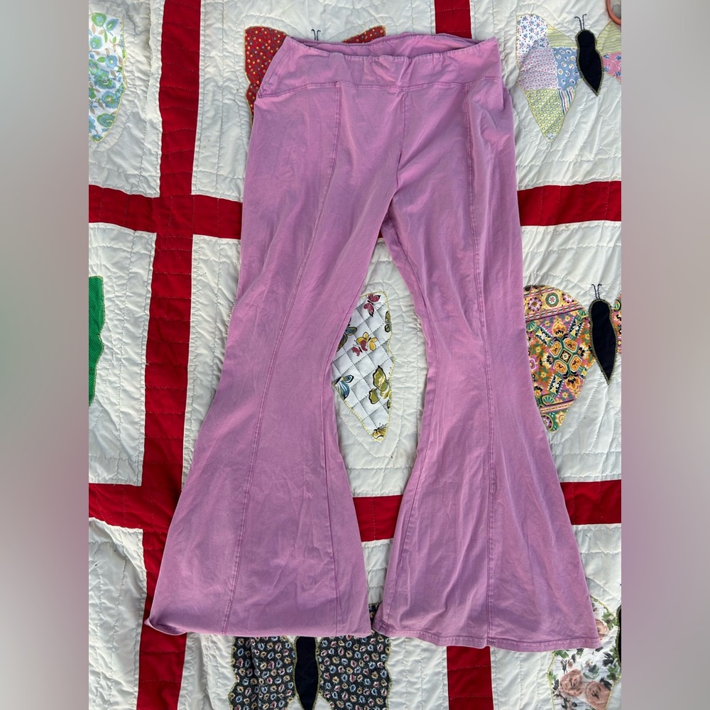 Out from under by Urban Outfitters Pink Flare leggings